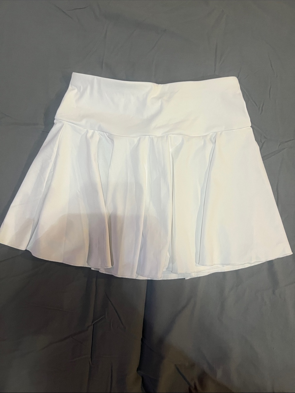 White Women’s Flared Skirt